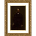 thumbnail image 1 of Adam Badowski 16x24 Gold Ornate Framed and Double Matted Museum Art Print Titled - Portrait of Władysław Kronenberg (1848-1892) (1893), 1 of 4