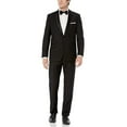 thumbnail image 1 of Adam Baker Men's Slim Fit One Button Satin Shawl Collar Tuxedo Suit Set - Colors, 1 of 6