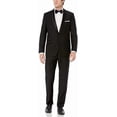 thumbnail image 1 of Adam Baker Men's Slim Fit One Button Satin Shawl Collar Tuxedo Suit Set - Colors, 1 of 5