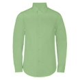 thumbnail image 1 of Adam Baker Boy's Regular Fit 4-Way Stretch Long Sleeve Solid Dress Shirt - Colors, 1 of 2