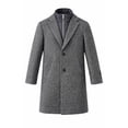 thumbnail image 1 of Adam Baker Boys 3/4 Length Wool Coat, Notched Collar, Removable Bib, 1 of 3