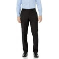 thumbnail image 1 of Adam Baker Designed, Men's 61301 Slim-Fit Flat-Front Dress Pants, Black, 38x34, 1 of 2