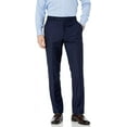 thumbnail image 1 of Adam Baker Designed, Men's 61329 Slim-Fit Flat-Front Dress Pants, Navy, 42x32, 1 of 2