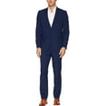 thumbnail image 1 of Adam Baker Designed, Men's C67939 Regular Fit 2-Piece Single Breasted Suit - Blue Mini Check - 46L, 1 of 5