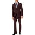 thumbnail image 1 of Adam Baker Designed, Men's C81236 Regular Fit 2-Piece Single Breasted Suit - Burgundy - 42S, 1 of 5
