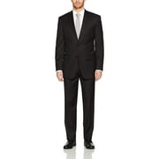 Adam Baker Mens Classy Slim-Fit 2-Button Single Breasted 2-Piece Solid Suit