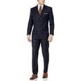 thumbnail image 1 of Adam Baker Men's 2-Piece Wool Blend Double Breasted Solid Dress Suit, 1 of 5