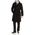 thumbnail image 1 of Adam Baker Men's Double-Breasted Belted Trench Coat Classic All Year Round Twill Raincoat, 1 of 2