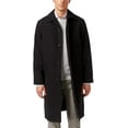 thumbnail image 1 of Adam Baker Men's AB901152 Single-Breasted Belted Trench Coat, Classic All Year Round Raincoat - Black - 44S, 1 of 3