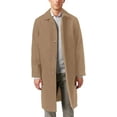 thumbnail image 1 of Adam Baker Men's AB901152 Single-Breasted Belted Trench Coat, Classic All Year Round Raincoat - Khaki - 44S, 1 of 3