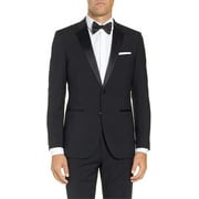 Adam Baker Mens Classic & Slim Fit Two-Piece Formal Tuxedo Suit - Available in Many Sizes