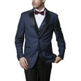 thumbnail image 1 of Adam Baker Men's Lot: 6-2503 3-Piece Slim Fit Tuxedo Set - Navy - 44R, 1 of 7