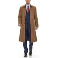 thumbnail image 1 of Adam Baker Men's Single Breasted Breasted Full Length Trench Coat All Year Round Raincoat, 1 of 5