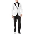 thumbnail image 1 of Adam Baker Men's Modern Fit Two-Piece Peak Lapel Tuxedo Suit, 1 of 6