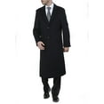 thumbnail image 1 of Adam Baker Men's Single Breasted Luxury Wool Full Length Topcoat - Available In Colors, 1 of 4