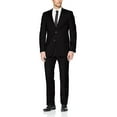 thumbnail image 1 of Adam Baker Men's Suits, Modern Fit 2-Piece Single Breasted Two Button Wool/Silk Blend Suit for Men, 1 of 6