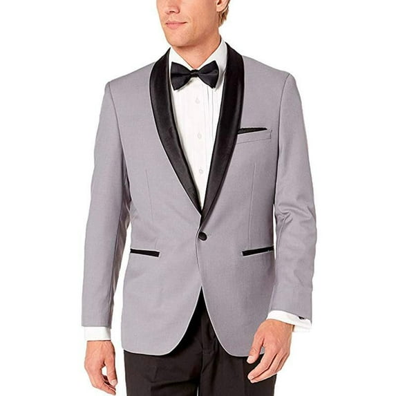 Adam Baker Men's Tuxedo Jacket Slim Fit Shawl Collar Tuxedo Jackets for Men for Wedding, Business, Prom & Formal Wear - Tuxedo Separates