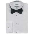 thumbnail image 1 of Adam Baker Mens 1943 Wingtip Collar Slim Fit Formal Tuxedo Shirt - White - 18.5 6-7, 1 of 1
