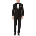 thumbnail image 1 of Adam Baker Mens Regular Fit Two-Piece Shawl Collar Tuxedo Suit, 1 of 5