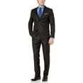 thumbnail image 1 of Adam Baker Mens V0177 Slim Fit 3-Piece Suit Set - Black - 48R, 1 of 7