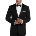 thumbnail image 1 of Adam Baker Needle & Stitch by Men's NS2XN Modern Fit Tuxedo Suit Set - Black - 50R, 1 of 4