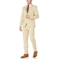 thumbnail image 1 of Adam Baker West End Men's 910969 2-Piece Slim Fit Fine Textured Suit - Sand - 44S, 1 of 5