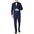 thumbnail image 1 of Adam Baker Westend Mens 911023T137 Slim Fit Double Breasted Peak Lapel Tuxedo - Midnight Blue - 40S, 1 of 5