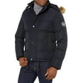 thumbnail image 1 of Adam Baker by AK Collection Men's 1602 Winter Puffer Coat Faux Fur Hooded Warm Coat - Navy - XL, 1 of 4