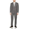 thumbnail image 1 of Adam Baker Men's Suits, Modern Fit 2-Piece Single Breasted Two Button Wool/Silk Blend Suit for Men, 1 of 2