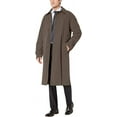 thumbnail image 1 of Adam Baker Men's Single Breasted Breasted Full Length Trench Coat All Year Round Raincoat, 1 of 3