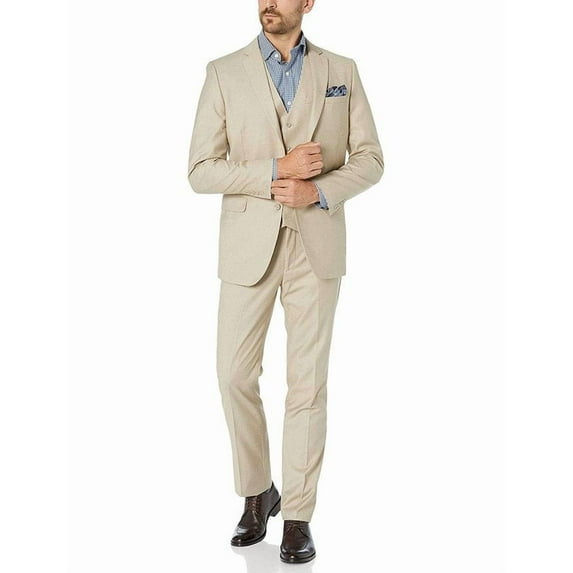 Adam Baker Mens Suits Slim Fit 3-Piece suits for men Jacket, Vets, Trousers Vested Suit for men Set - Many Sizes & Colors Available