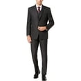 thumbnail image 1 of Adam Baker Men's Classic Fit 3-Piece Jacket, Vets, Trousers Vested Suit Set - Many Sizes & Colors Available, 1 of 3