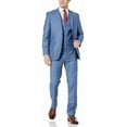 thumbnail image 1 of Adam Baker Men's Classic Fit 3-Piece Jacket, Vets, Trousers Vested Suit Set - Many Sizes & Colors Available, 1 of 3