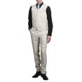 thumbnail image 1 of Adam Baker by Enzo Mens E58302-7 Modern Fit Luxury Linen Trousers - Tan - 40, 1 of 2
