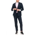 thumbnail image 1 of Adam Baker Men's Single Breasted Ultra Slim Fit 2-Piece Jacket, Trousers Suit Set, 1 of 5
