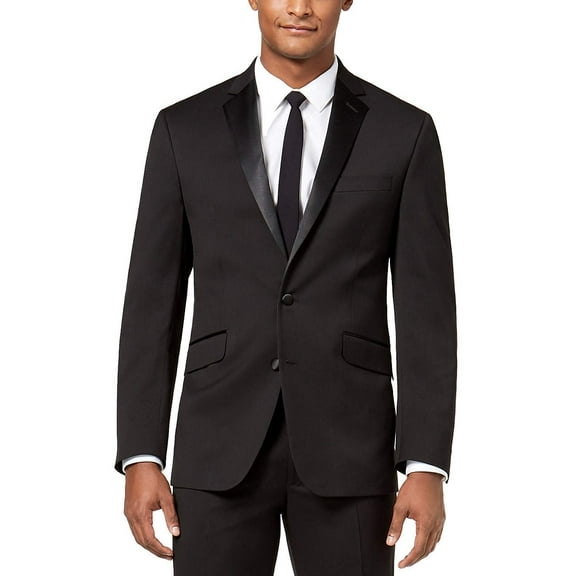 Adam Baker by Mantoni Men's M40901 Slim Fit Tuxedo - Black - 38R