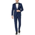 thumbnail image 1 of Adam Baker by Needdle & Stitch Men's Tux-SP 2-Piece Slim Fit Peak Lapel Formal Tuxedo Suit Set - Dark Blue - 38R, 1 of 6