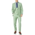 thumbnail image 1 of Adam Baker by Needle & Stitch 12965 Men's 3-Piece Peak Lapel Modern Fit Suit- Green 40S, 1 of 7