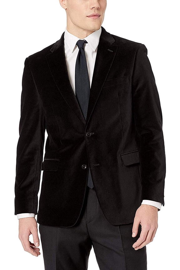 Men's Slim Fit Velvet Sport Coats - Colors