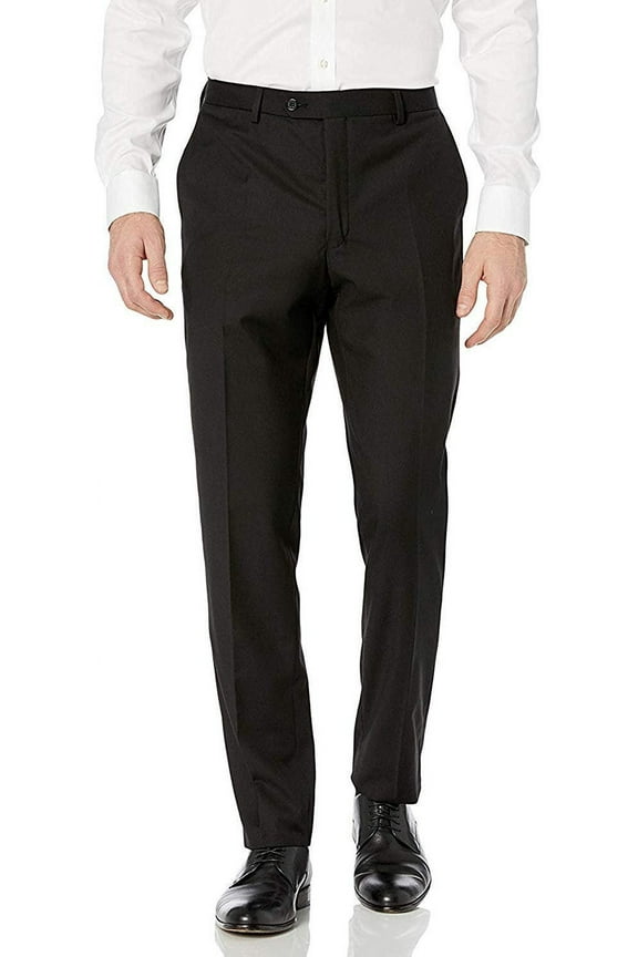 by Statement Men's Single Breasted Three Piece Shawl Collar Tuxedo - Black - 54L