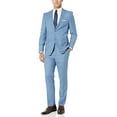 thumbnail image 1 of Adam Baker by West End Men's 910930 2-Piece Slim Fit End On End Suit- Powder Blue - 44L, 1 of 5