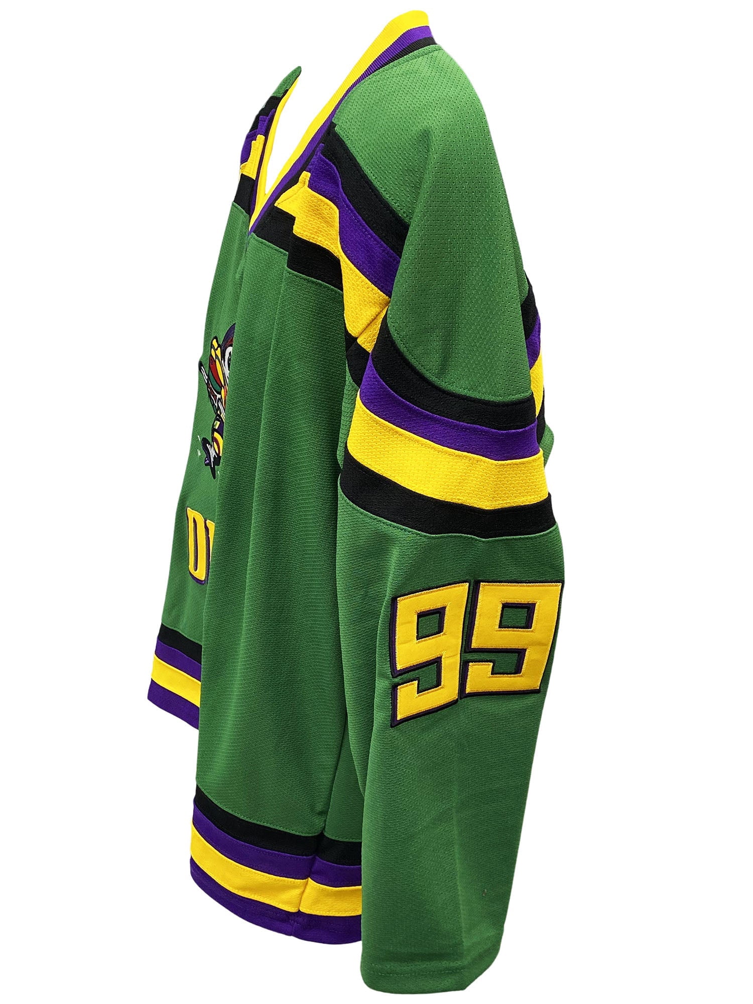 Adam Banks 99 Ducks Deluxe Embroidered Hockey Jersey
