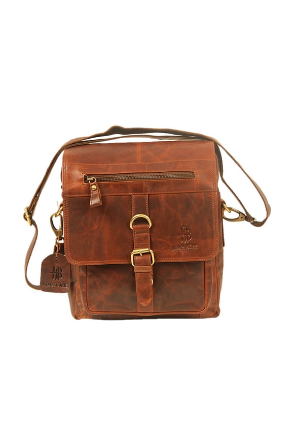 Adam Burk Unisex Small Multipurpose Leather Shoulder Crossbody Travel Bag 18ABP9BR