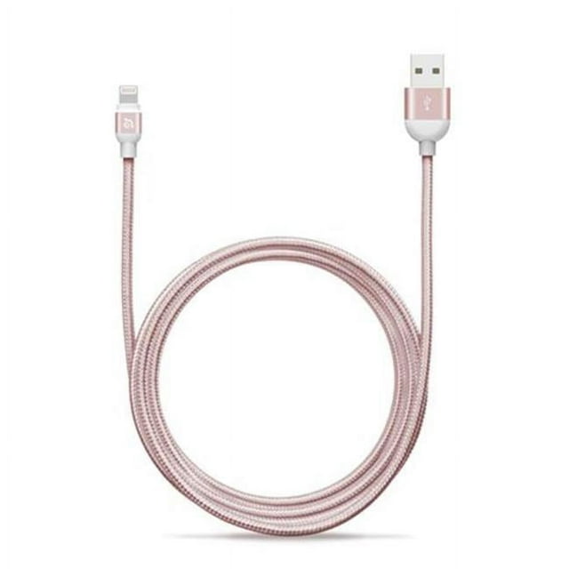 Adam Elements ACBAD120MBFR3RG Peak 120B Reversible USB Lightning Cable&#44; Rose Gold