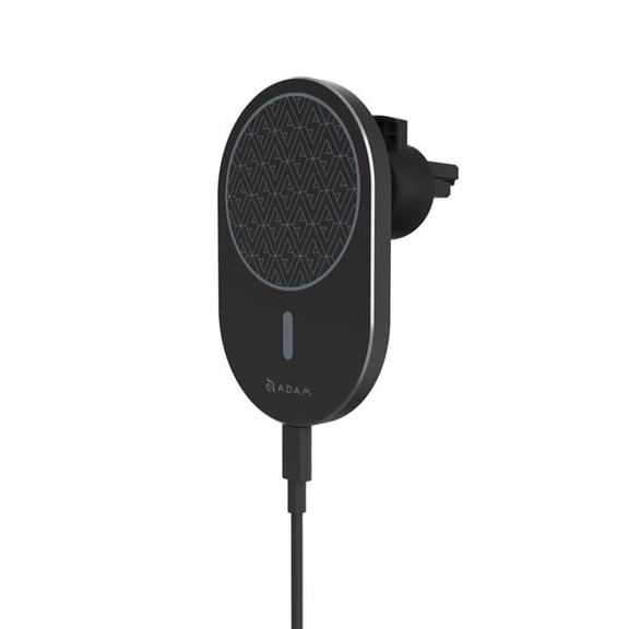 Adam Elements APAADC2BK 15 watt Fast Wireless Car Vent Mount & MagSafe Compatible Charger, Black