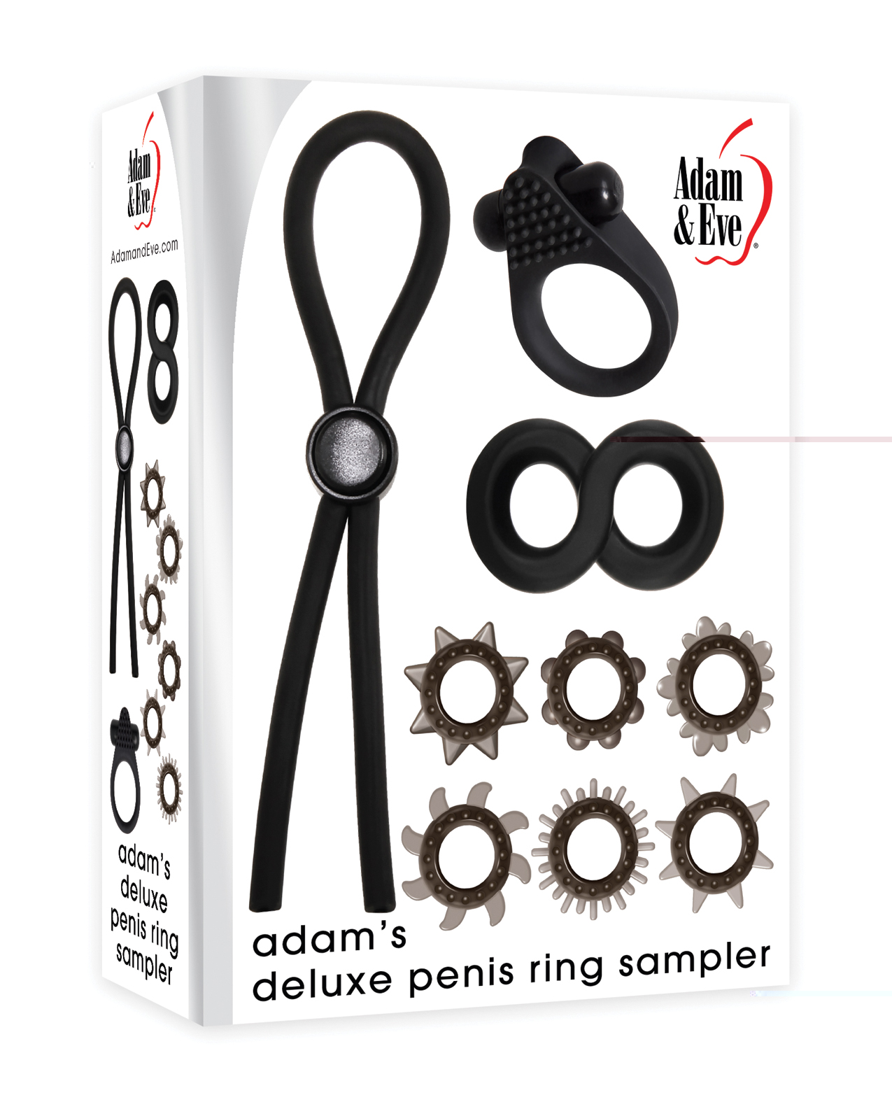 Adam & Eve Adam's 3-Piece Penis Ring Set