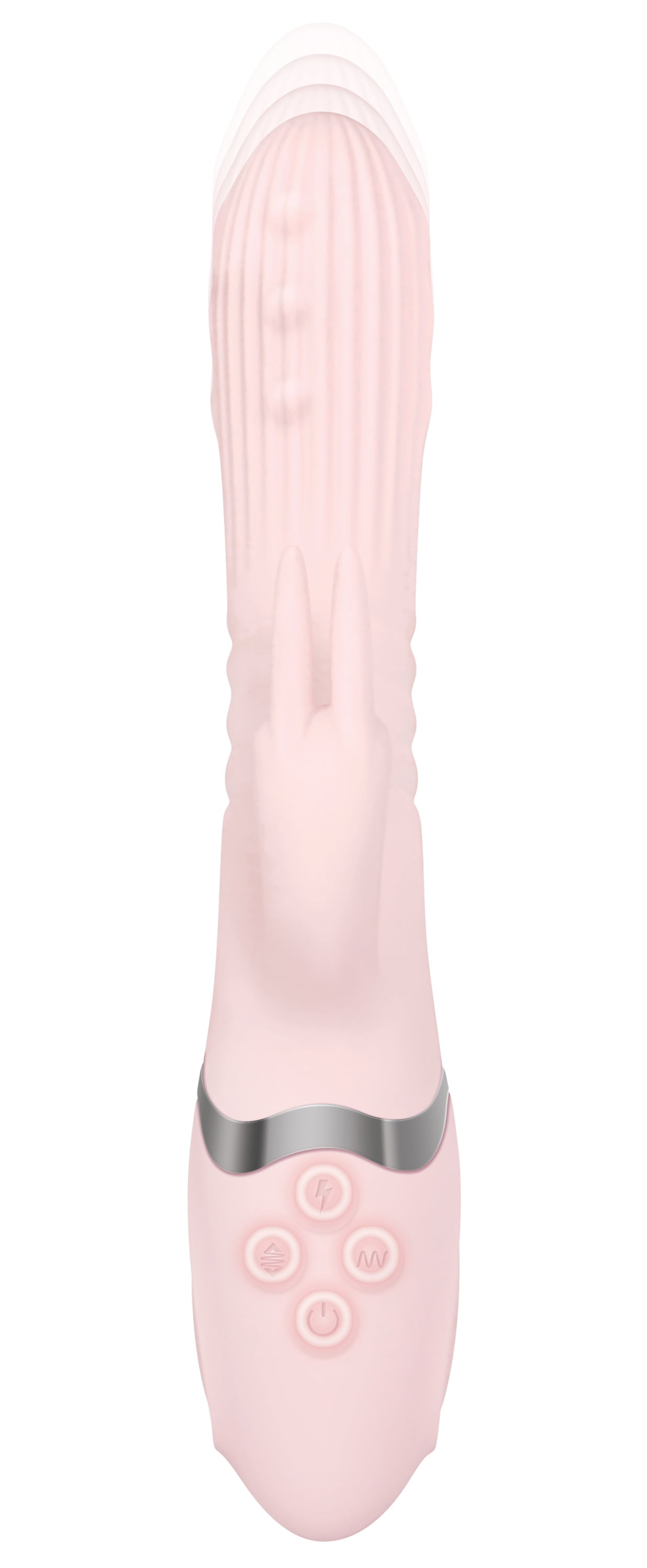 Adam & Eve Eve's Thrusting Rabbit w/Orgasmic Beads - Pink