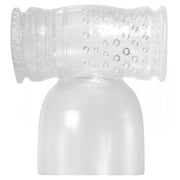 Adam & Eve Turbo Stroker 3.75 Wand Attachment for Men, Clear