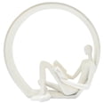 thumbnail image 1 of Adam & Friends Home Decor Encirlced Reader Sculpture | 1-Piece | White, 1 of 6