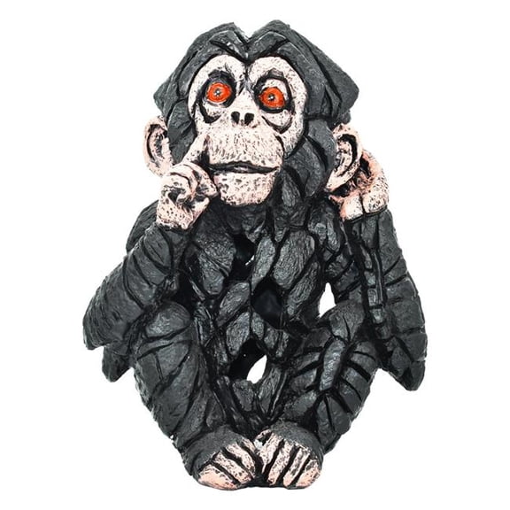 Lifestyle Brands 676685054227 Adam & Friends Home Decor Stone Resin Wilderness Statue Sculpture | 1-Piece | Thinking Chimp